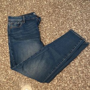 Fleece-lined jeans